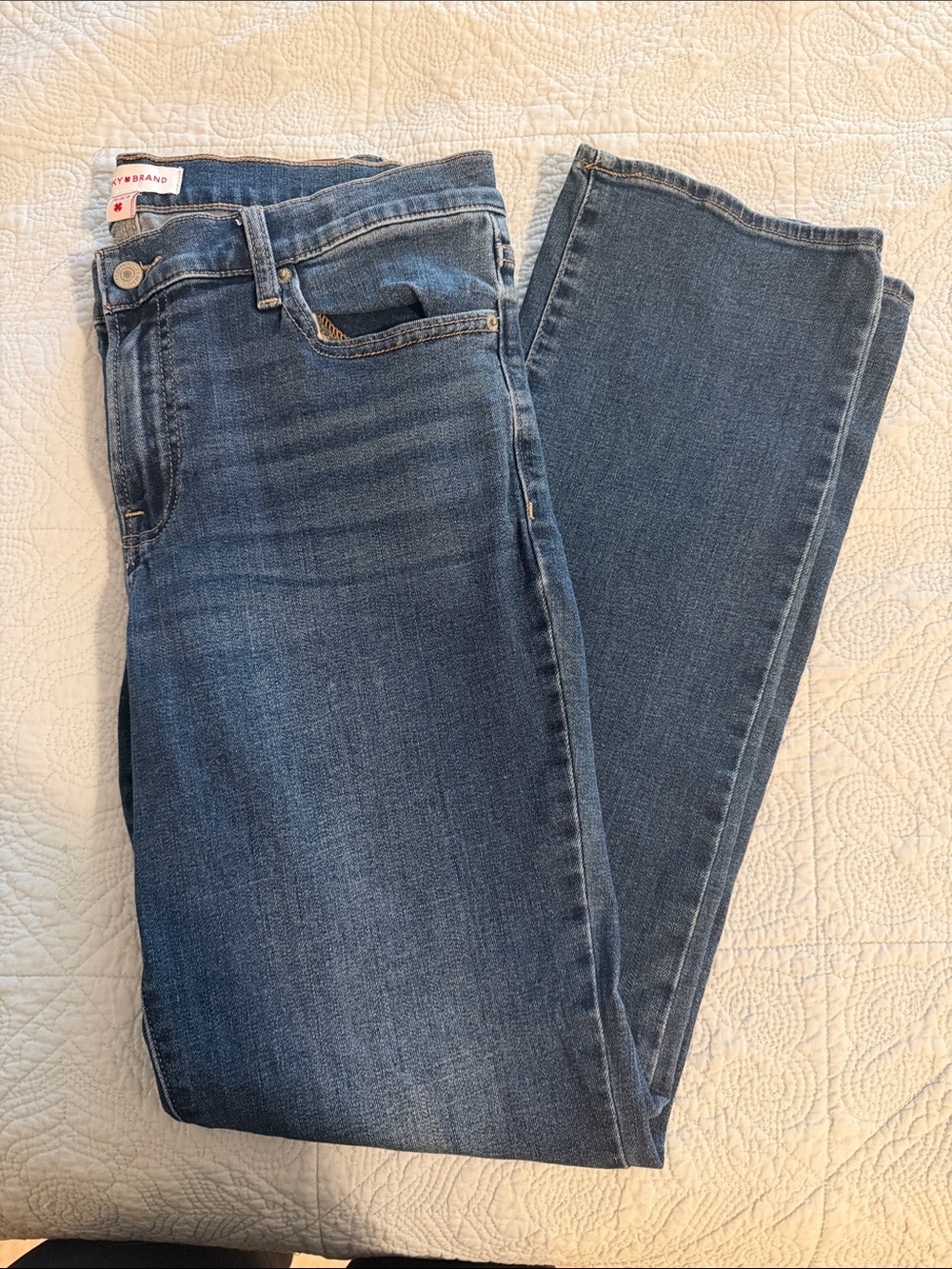 Lucky Brand Women's Straight Jeans in Medium Blue